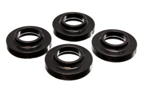 Jeep Wrangler Suspension Lift Kit - Front + Rear - Energy Suspension - Coil Spring Isolator Set, 0.75 in. Lift, Performance Polyurethane - Black - `97-`06